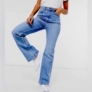 & Other Stories Light Wash Flared Jeans